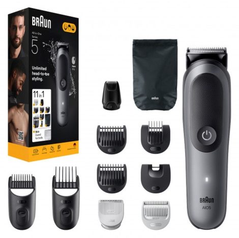 ست ماشین اصلاح براون سری 5 مدل AIO5560 ریش تراش