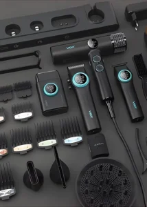 ست ماشین اصلاح حرفه‌ای VGR SUPER POWER Stepless Pro 4-in-1 سشوار