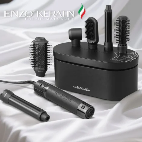 حالت‌دهنده حرفه‌ای انزو مدل KERATIN B1 اتو مو و حالت دهنده